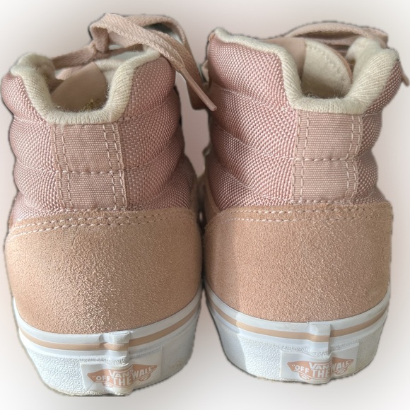 Vans Ward High Skate Suede Sneakers Pink Rose Gold Sz 8.0 - Picture 5 of 6